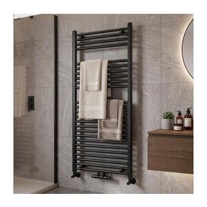 Novaservis - Koupelnový žebříkový radiátor 644W/230V 120x60 cm černá rovný 600/1200/RS, 5 obraz