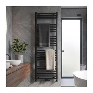 Novaservis - Koupelnový žebříkový radiátor 836W/230V 160x60 cm černá rovný 600/1600/RS, 5 obraz