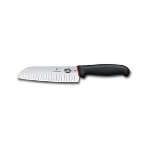Victorinox - Kuchyňský nůž santoku DUAL GRIP 17 cm černá 5.2523.17D obraz