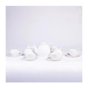 Estilo Home Porcelánová kávová sada 15 ks bílá 5905623251141 obraz