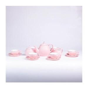 Estilo Home Porcelánová kávová sada 15 ks růžová 5905623251158 obraz