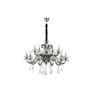 Globo 64104-15 - Křišťálový lustr na řetězu DUNJA 15xE14/40W/230V 64104-15 obraz
