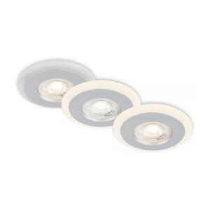 Briloner 7039034-SADA 3xLED Koup podh svítidlo 3xLED/5W/230V IP44 matný chrom 7039034 obraz