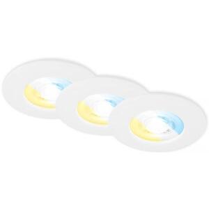 Briloner 7605036-SADA 3xLED Koupelnové podh svítidlo 3xLED/4, 9W/230V IP44 bílá 7605036 obraz