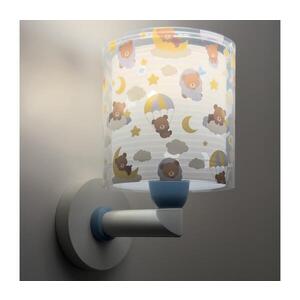 Dalber 41579T - Dětská nástěnná lampa BABY TEDDY 1xE27/15W/230V modrá 41579T obraz