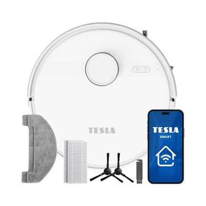 TESLA Electronics RoboStar - Chytrý robotický vysavač 2v1 3200 mAh Wi-Fi bílá ROBIQ660WHT obraz