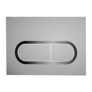 Ravak X01454 - Splachovací tlačítko CHROME 24, 7x16, 5 cm matný chrom X01454 obraz