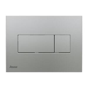 Ravak X01456 - Splachovací tlačítko UNI 24, 7x16, 5 cm matný chrom X01456 obraz