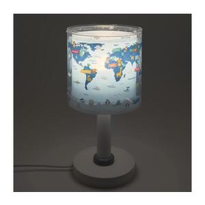 Dalber 40671 - LED Dětská lampička WORLD 1xG4/4W/230V modrá 40671 obraz