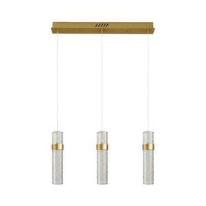 LED Lustr na lanku LAGOS LED/24W/230V zlatá ML2246 obraz