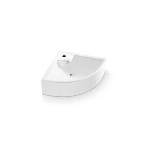 Bathco 0043 - Rohové závěsné umyvadlo OPORTO 64, 5x47 cm porcelán/bílá 0043 obraz