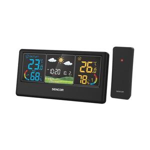 Sencor - Meteostanice s barevným LCD displejem 3xAAA + 2xAA černá 52000064 obraz