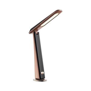 LED Stm. nab. stolní lampa TOP LED/4W/5V 1800 mAh 3000/4000/5000K hnědá/černá ML2247 obraz