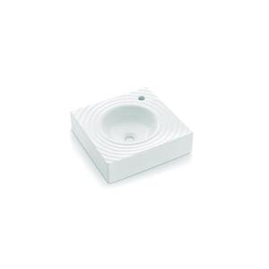 Bathco 0081 - Umyvadlo na desku GOTA 45x45 cm porcelán/bílá 0081 obraz