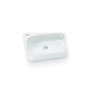 Bathco 4001 - Umyvadlo na desku ARAGON 50x40, 5 cm porcelán/bílá 4001 obraz
