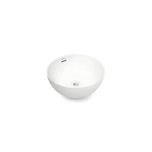 Bathco 4131 - Umyvadlo na desku BARI pr. 37 cm porcelán/bílá 4131 obraz