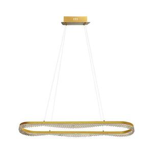 LED Lustr na lanku LED/45W/230V zlatá ML1868 obraz