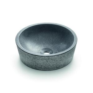 Bathco 00308 - Umyvadlo na desku DUAL pr. 40, 5 cm kámen/šedá 00308 obraz