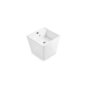 Bathco 4059 - Umyvadlo na desku GENOVA 42x42 cm porcelán/bílá 4059 obraz
