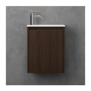 BATH DELUXE Koupelnová skříňka s umyvadlem COMO 40 cm ořech 09-040-11-84-02 obraz