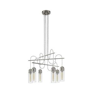 Eglo 96943 - LED Lustr na lanku ZACHARO 6xE27/4W/230V 96943 obraz