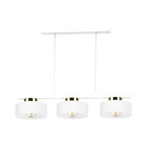 Keter Lighting Lustr na lanku IGNIA 3xE27/60W/230V bílá/zlatá 3402 obraz