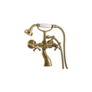 RAV Slezák MK159.5/2SM - Vanová sada s baterií MORAVA RETRO stará mosaz MK159.5/2SM obraz