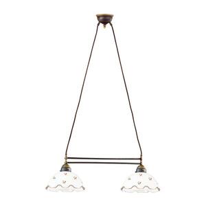 Kolarz 731.82.160 - Lustr na lanku NONNA 2xE27/75W/230V květiny rose gold 731.82.160 obraz