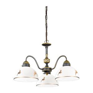 Kolarz 731.83.150 - Lustr na řetězu NONNA 3xE27/75W/230V jeleni rose gold 731.83.150 obraz
