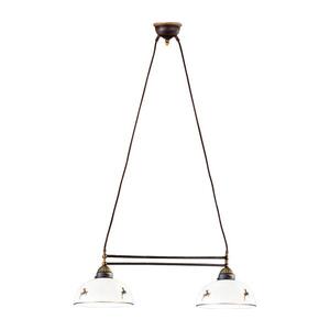 Kolarz 731.82.150 - Lustr na lanku NONNA 2xE27/75W/230V jeleni rose gold 731.82.150 obraz