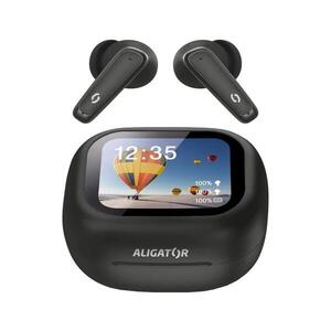 Aligator ATR10BK- Bezdr. sluchátka s překlad. 2v1 Pods Translate 470 + 2x 40 mAh ATR10BK obraz