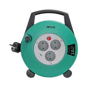 - Prodlužovací kabel na bubnu 3Z Typ E 10m zelená/černá 52001090 obraz