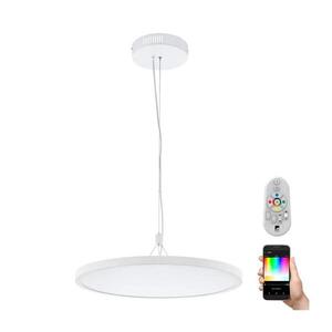Eglo 33676 - LED RGBW Stm. lustr na lanku CERIGNOLA-C LED/32W/230V bílá + DO 33676 obraz