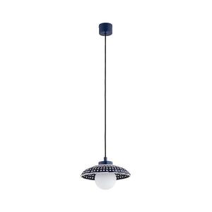 Argon 8948 - Lustr na lanku BOLL 1xG9/6W/230V modrá 8948 obraz