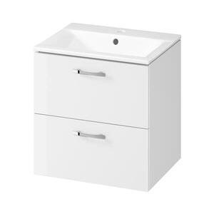 Cersanit S801-456 - Závěsná koupelnová skříňka s umyvadlem NIKO 50x40 cm bílá S801-456 obraz
