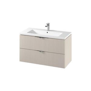 Cersanit S801-548 - Závěsná koupel. skříňka s umyvadlem TIRSO 100x45 cm béžová S801-548 obraz