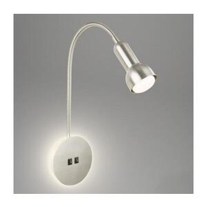 Briloner 2178012 - LED Nástěnná flexibilní lampa 1xE14/10W/230V + LED/3W chrom 2178012 obraz