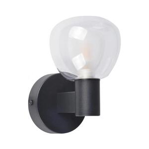 Koupelnové nástěnné svítidlo POLA 1xG9/5W/230V IP44 černá/čirá 336019 obraz