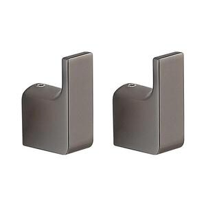 Gedy - SADA 2x Nástěnný háček PIRENEI metalicky šedá PI2781 obraz
