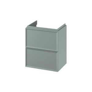 Cersanit S1021-007-Závěs. koup. skříňka pod umyvadlo MILLE SLIM 50x35 cm mintová S1021-007 obraz