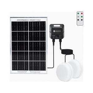 B.V. - LED Solární stropní svítidlo 2xLED/35W/3, 7V 6000 mAh IP65 + DO B1020135K obraz