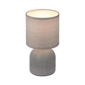 Brilo - Stolní lampa INO 1xE14/10W/230V šedá 7538014 obraz