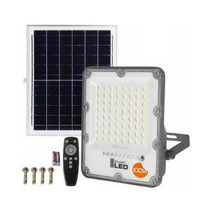 SmartLED LED Stmívatelný solární reflektor LED/100W/3, 2V 5000K 10500 mAh IP65 černá + DO 6976 obraz