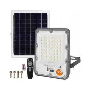 SmartLED LED Stmívatelný solární reflektor LED/50W/3, 2V 5000K 6000 mAh IP65 černá + DO 6975 obraz