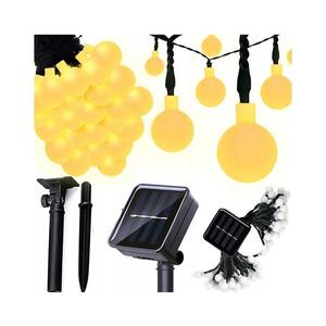 SmartLED LED Solární dekorační řetěz 50xLED/8 funkcí 500 mAh 9, 5 m IP67 teplá bílá 4566 obraz