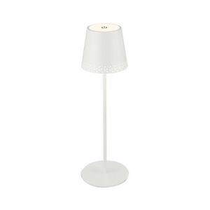 Brilo - LED St nab dotyk stolní lampa KIKI LED/2, 6W/5V IP44 2600 mAh bílá 7438-016 obraz