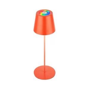 Briloner 7510012-LED RGB Stm stolní lampa CALIDA 2, 5W/5V IP44 1200mAh oranžová 7510012 obraz