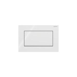 Geberit 115.893.KJ.1-Splachovací tlačítko 30 24, 6x16, 4 cm bílá/lesklý chrom 115.893.KJ.1 obraz