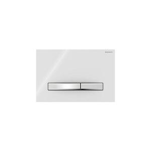 Geberit 115.788.11.2- Splachovací tlačítko 50 24, 6x16, 4 cm bílá/matný chrom 115.788.11.2 obraz
