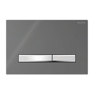 Geberit 115.788.SD.2-Splachovací tlačítko 50 24, 6x16, 4 cm antracit/m. chrom 115.788.SD.2 obraz